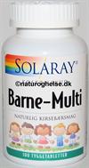 Barne-Multi tyggevitamin Solaray